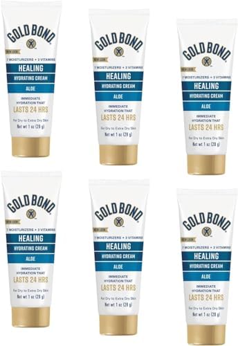 Gold Bond Ultimate Healing Skin Therapy Lotion Aloe Travel Size 1 Oz (Pack of 6)