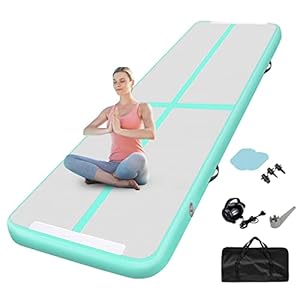Ansobea 3/4/5/6M turnmat opblaasbare airtrack fitnessmatten gymnastiekmat | yogamat, tumbling-matten, trainingsmat…