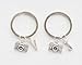 mHBCBogjwnab Camera Porte-clés 2 Best Friends Porte-clés photographe Keychain Lot de 2 porte-clés Initiale d'amitié Porte-clés Sisters Bijoux Lot de 2