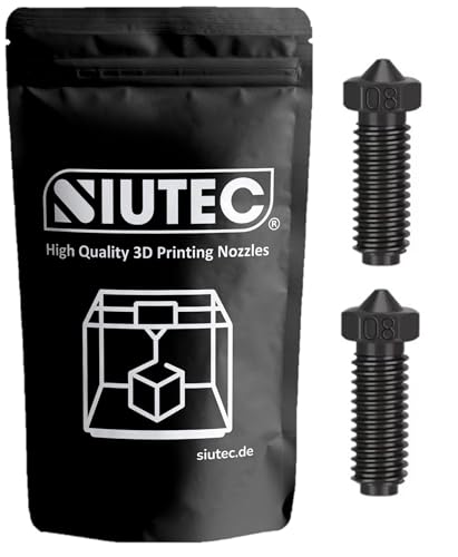 SIUTEC Premium Hardened Steel Nozzle / Hardened Steel Nozzle for Anycubic Kobra 2, Kobra 2 Neo, Kobra 2 Plus, Kobra 2 Pr