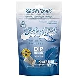 TeaZa Energy - Tobacco-Free Pouches Nicotine-Free Dip, Smokeless Alternative Snuff Healthy Chewing Dipping Alternative, Power Mint (1 Pack)