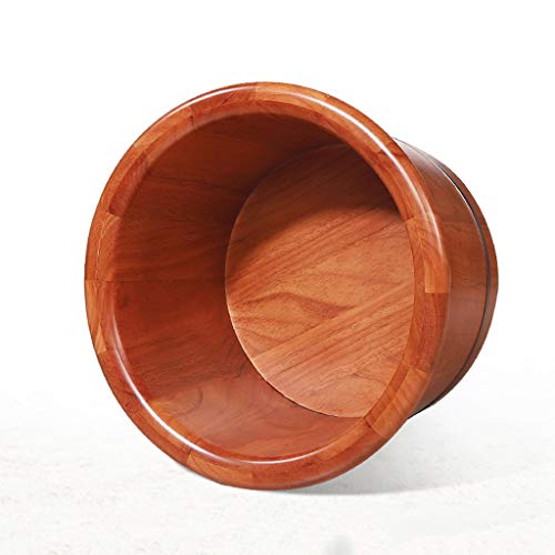 Tina de madera para baño de pies con tapa miniatura 4