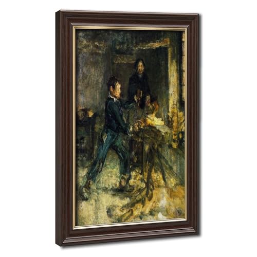 Impression sur toile Study for The Young Sabot Maker Henry Ossawa Tanner avec cadre de qualité