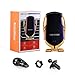 KMI CHOU R2 Wireless Car Charger Mount, Auto-Clamping Air Vent Phone Holder,10W Qi Fast Car Charging, Compatible iPhone 11/11 Pro/11 Pro Max/XS/XS Max/X/8/8+, Samsung Note9/Note10/S9+/S10+（Gold）