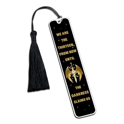 Throne of Glass Merch - Throne of Glass Bookmark for Reading Women Men, Dark Romance Bookmarks, Inspirational Christmas Birthday Book Club Gifts for Book Lovers Fans Readers