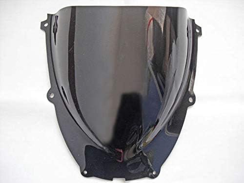 Injection Windscreen Black Fairings Windshield for Yamaha YZF600R Thundercat 1997-2007 98 99 00 01 02 03 04 05 06 Motorbike Windscreen Double Bubble Black