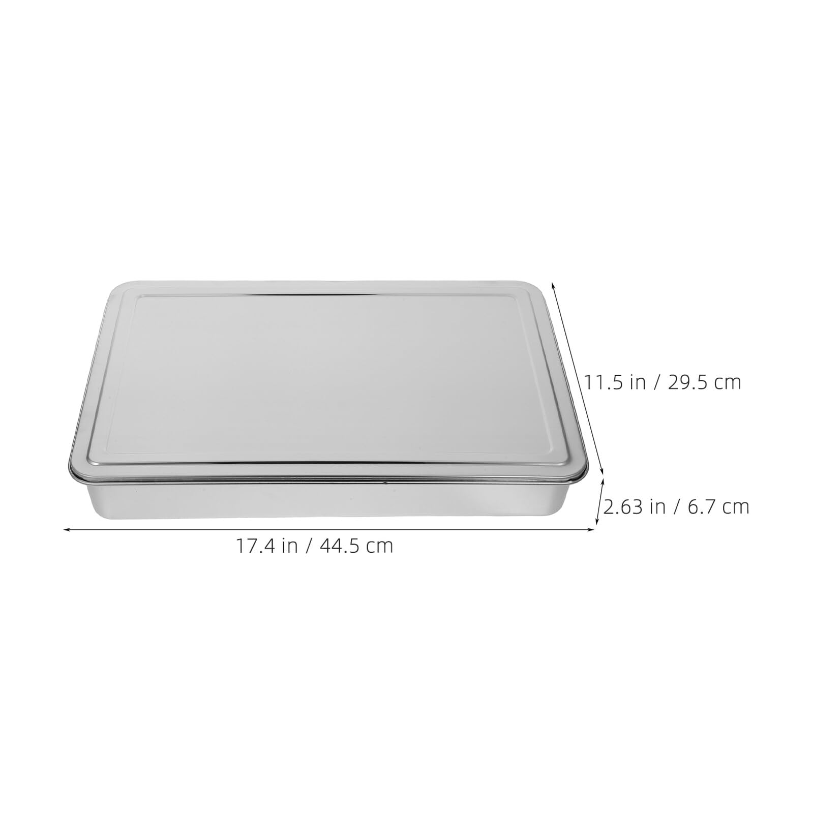 Backform Mit Deckel Kuchenformen Rechteckige Backform Edelstahl Kuchenformen Silberfarben