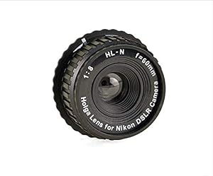 Holga HL-N 60mm f/8 Lens for Nikon DSLR Camera Black