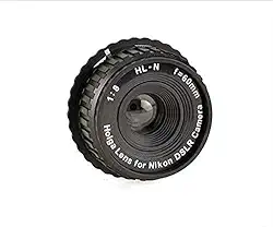 Holga Lente HL-N 60 mm f/8 para câmera Nikon DSLR preta