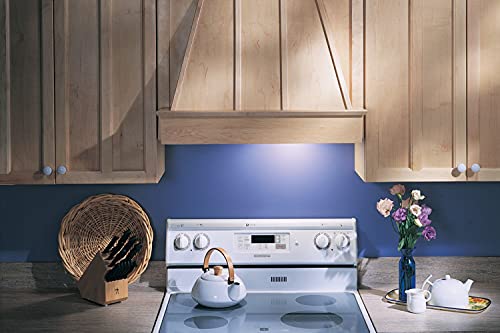 Image of Broan-NuTone Elite 27.6-inch Custom Power Pack Range Hood Insert with 2-Speed Exhaust Fan and Light, MAX 300 CFM, Brushed Grey