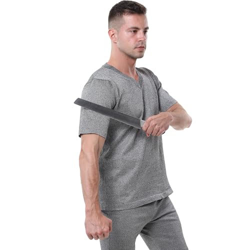 Veste Zippée Tricotée Simple Face - Résistante à L'usure/Aux Coupures, Aux Morsures, Aux Déchirures Et Aux Coups De Couteau, Gilet Anti-Coupures Et Anti-Coupures,Darkgray-3XL