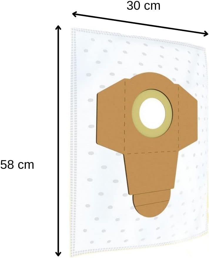 TopFilter Vacuum Cleaner Bags for Bluesky 012, 2 Fleece Vacuum Bags, 2 Dust Bags Gisowatt, 1 Box (60 x 30 x 0.1 cm