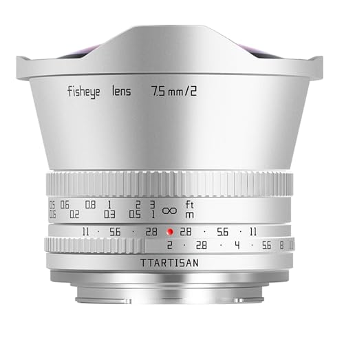Objectif TTARTISAN 7,5 mm F2 Fisheye ultra grand angle manuel Sony E