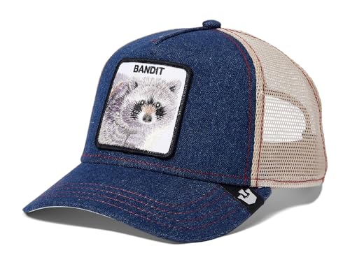 Goorin Bros. Men's The Farm A-Frame Trucker Cap Baseball Cap, Trucker-Bandit-Navy-#27181, One Size