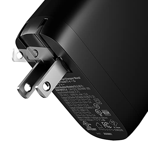 Amazon Basics 68W Two-Port Gan Usb-C Wall Charger (50W + 18W) With Power Delivery Pd For Laptops, Tablets And Phones (Iphone 14/13/12/11/X, Ipad, Macpro, Samsung, And More)-Black (Non-Pps) #TOP2