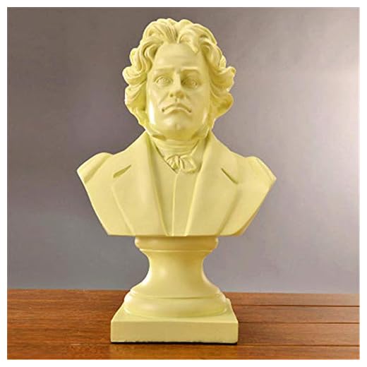 LQZDXD Estatua De La Escultura Beethoven Retrato Retrato Estatua Artesanía Creativa Investigación Decoración