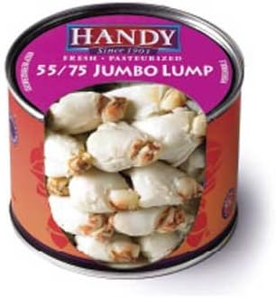 Handy Pelagicus Jumbo Lump Pasteurized Crab Meat, 1 Pound -- 6 per case.