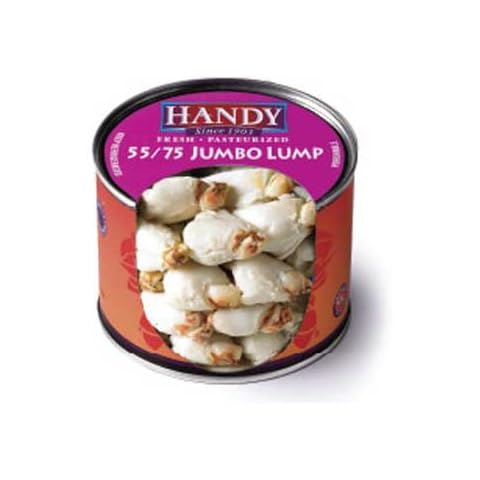 Handy Pelagicus Jumbo Lump Pasteurized Crab Meat, 1 Pound -- 6 per case. Cover