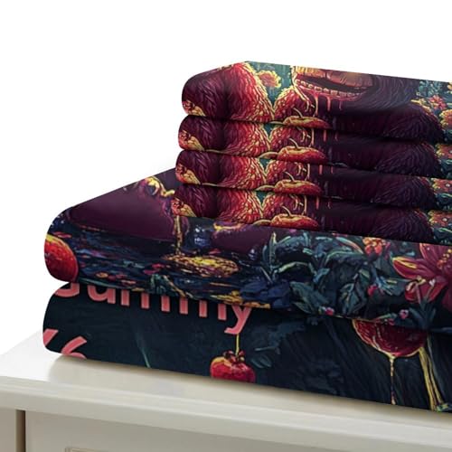 Drap de couette ours mignons 3D literie enfant fermeture éclair cachée - 7