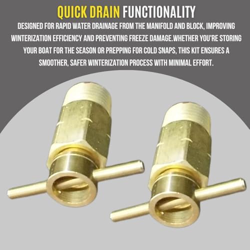Manifold and Block Drain Plug Kit compatible with Mercruiser, OMC, Volvo Penta and many others. by FASWORX - Image 6