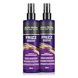 John Frieda Frizz Ease Nourishing Anti Frizz Leave-in Conditioner and Heat Protectant for Frizzy-prone Hair, Moisturizes and Renews Shine, 8 oz (2 Pack)