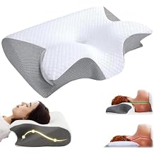 Neck Pillow Hospitality Collection, Cervical Neck Pillow for Neck Pain Relief, Support Your Head, Neck, Pine, Shoulders, Proper Alignment Ergonomic Pillows
