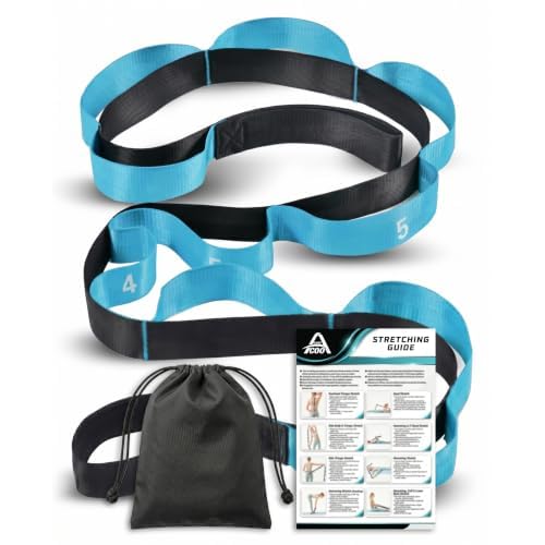 Acozycoo Stretching Strap with Loops for Physical Therapy,Knee,Leg Lifter