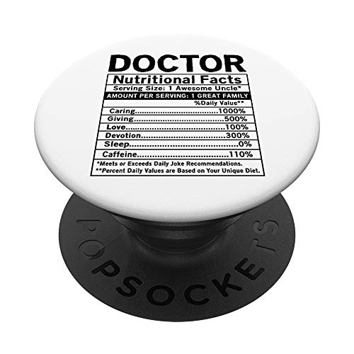 Doctor Nutricional Novedad divertida PopSockets PopGrip Intercambiable