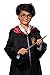 Harry Potter Costume Combo, Official Wizarding World Harry Potter Hooded Robe, Glasses and Wand for Kids, Size Large (10-12)