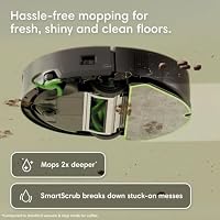 iRobot Roomba 115X Combo Robot Vacuum & Mop, 15,000 Pa, Easy to use, Intense Power-Lifting Suction, LiDAR Navigation, Multiple Cleaning Modes, Avoids Mopping Carpets, Self-Charging — image 6