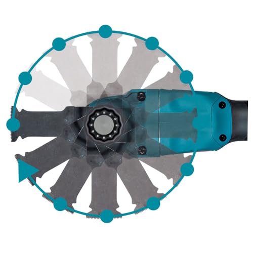 Découpeur ponceur multifonctions Makita DTM53RTJX1 LXT 18 V Li Ion 5 Ah - vue 7