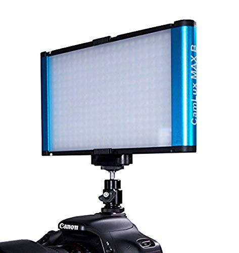 Dracast Camlux Series Max Bi-Color On-Camera Light (DRCAMLMAXB),Blue