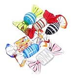 Manutenzione senza sforzo: la superficie liscia in vetro di queste caramelle finte per decorazioni semplifica la pulizia e mantiene le tue palline a forma di scintillanti e nuove con il minimo sforzo, decorazioni di caramelle in vetro, statuine di caramelle in vetro