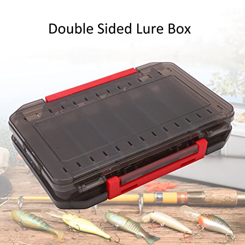 Doppelseitige wasserdichte Köderbox für Angelzubehör, Anti-Verlust