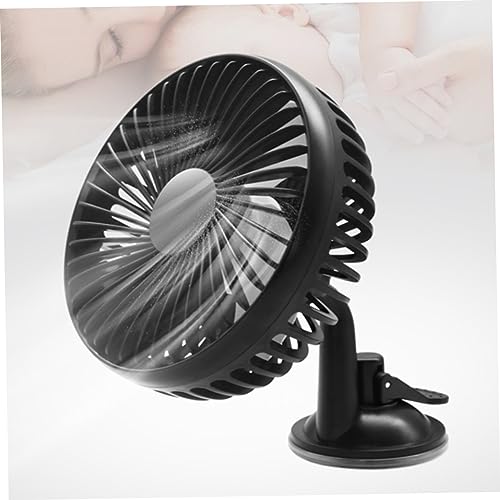 Ventilador de coche silencioso y giratorio NUOBESTY portátil con conexión USB para verano 7