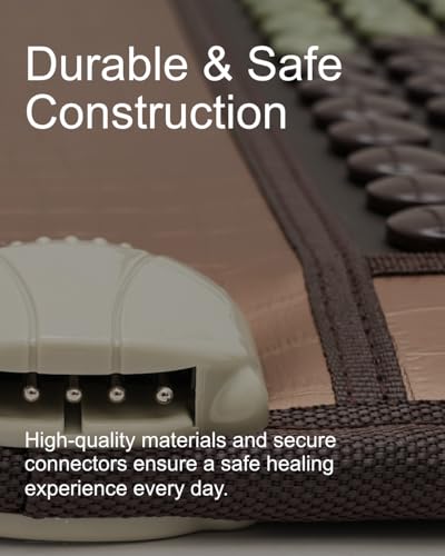 Image of Carefit Original Jadato Health Care Heating Mat | 1092 Jade Tourmaline Stones with Uterus Care