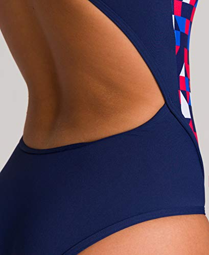 Arena Red Usa Superfly Back Maxlife One Piece Swimsuit, Navy-Multi, 22 #TOP4
