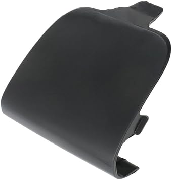 Front Bumper Tow Hook Cover Cap for Mazda MX-5 Miata 2016-2021, OEM N243-50-A11-BB, Unpainted Black ABS Replacement