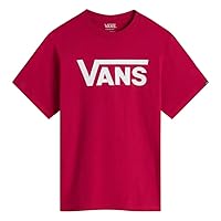 Vans T-Shirt Classica a Maniche Corte, Color Cremisi