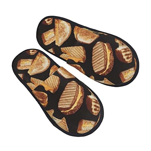 Käse-Sandwiches Herbst und Winter Home Indoor Baumwolle Hausschuhe Warm und atmungsaktiv für Jung und Alt