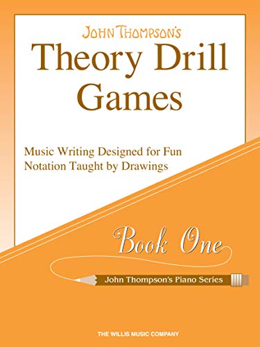 John Thompson Theory Drill Games - Book 1 | Elementary Piano Method and Music Theory Workbook for...