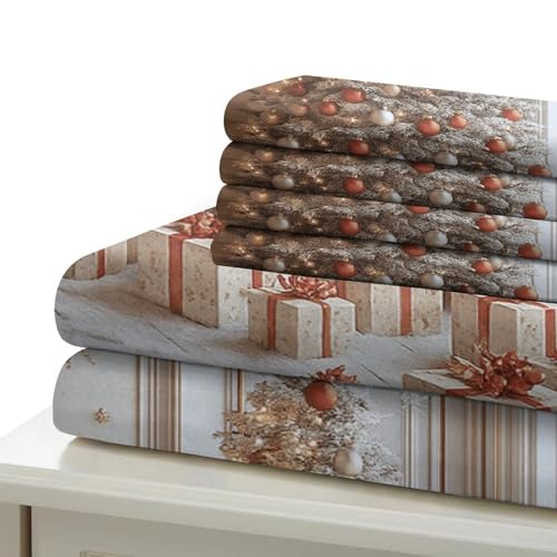 Parure de lit Teckel de Noël hypoallergénique housse de couette - 7