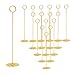 Urban Deco Place Card Holder Table Number Holder Wedding Card Holder 12 inch Set of 16 for Restaurants Weddings Banquets (12" Gold Place Card Holder)