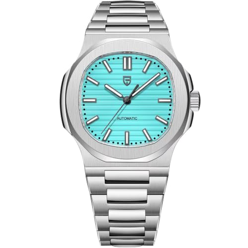 LACZ DENTON Pagani Design PD1728 Mens Automatic Watches Full Stainless Steel Waterproof 100M Watches for Men Men Mechanical Wristwatches