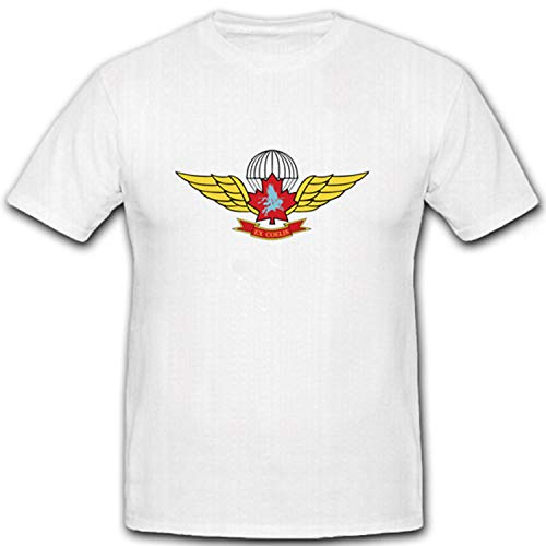 T-shirt Canadian Forces Land Advanced Warfare Centre blanc pour un look militaire au quotidien