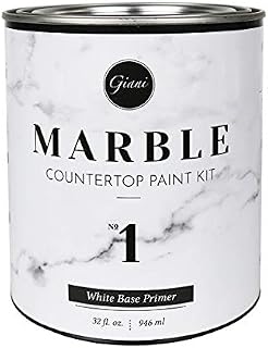 Giani FG-MB WHT PRMR Marble Countertop Paint Step 1 White Primer