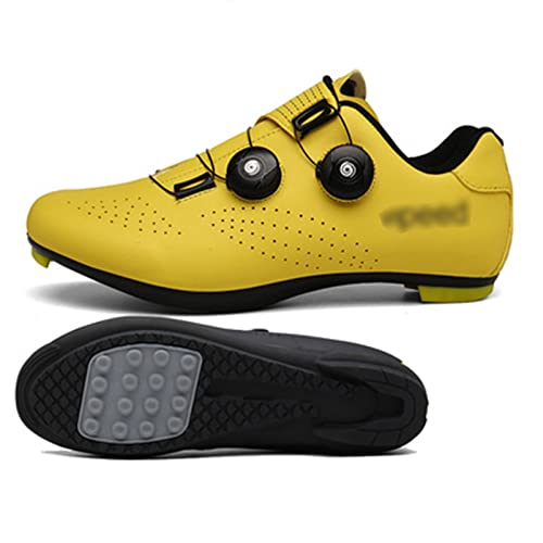 Sapatos de Ciclismo Para Homens E Mulheres, Design de Fivela Giratória Rápida Com Chuteiras Sapatos