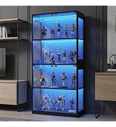 Amazon.co.jp: SOFTSEA 全面ガラスディスプレイキャビネット