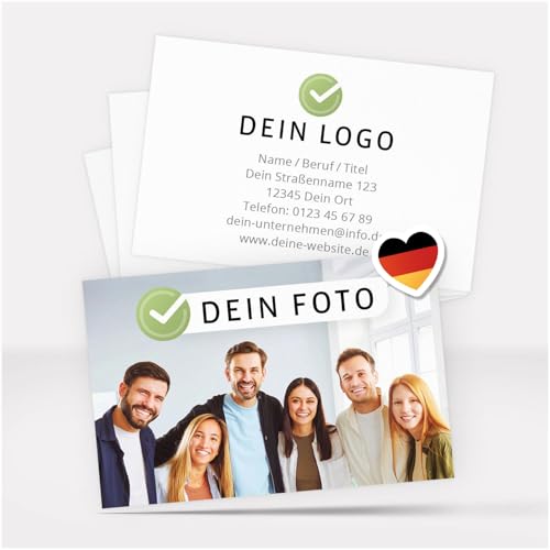 Visitenkarten Beidseitig Bedruckt Mini Flyer