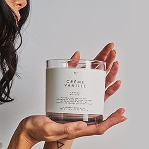 Le Monde Gourmand Crème Vanille Natural Soy-Wax Blend Candle, (14 oz) - Vanilla, Floral, Sweet Fragrance Le Monde Gourmand Creme Vanille Natural Soy Wax Blend Candle 14 oz Vanilla Floral Sweet Fragrance